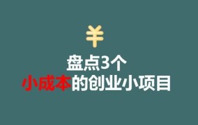 2024年小本创业项目有哪些呢？做什么项目好