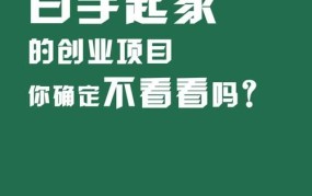 白手起家创业项目推荐中，哪些项目成功率高且成本低？