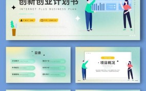 创新创业项目计划书ppt模板免费