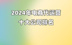 上海电商代运营公司排名前十，哪家最优秀？