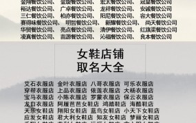 电商名字创意大全：如何起一个吸引眼球的店名？