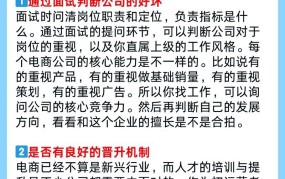 电商运营小白面试技巧，如何顺利通过？