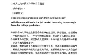 提供一些创业找项目的建议英语作文