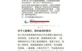 创业项目网磨针c盘清理年入5万